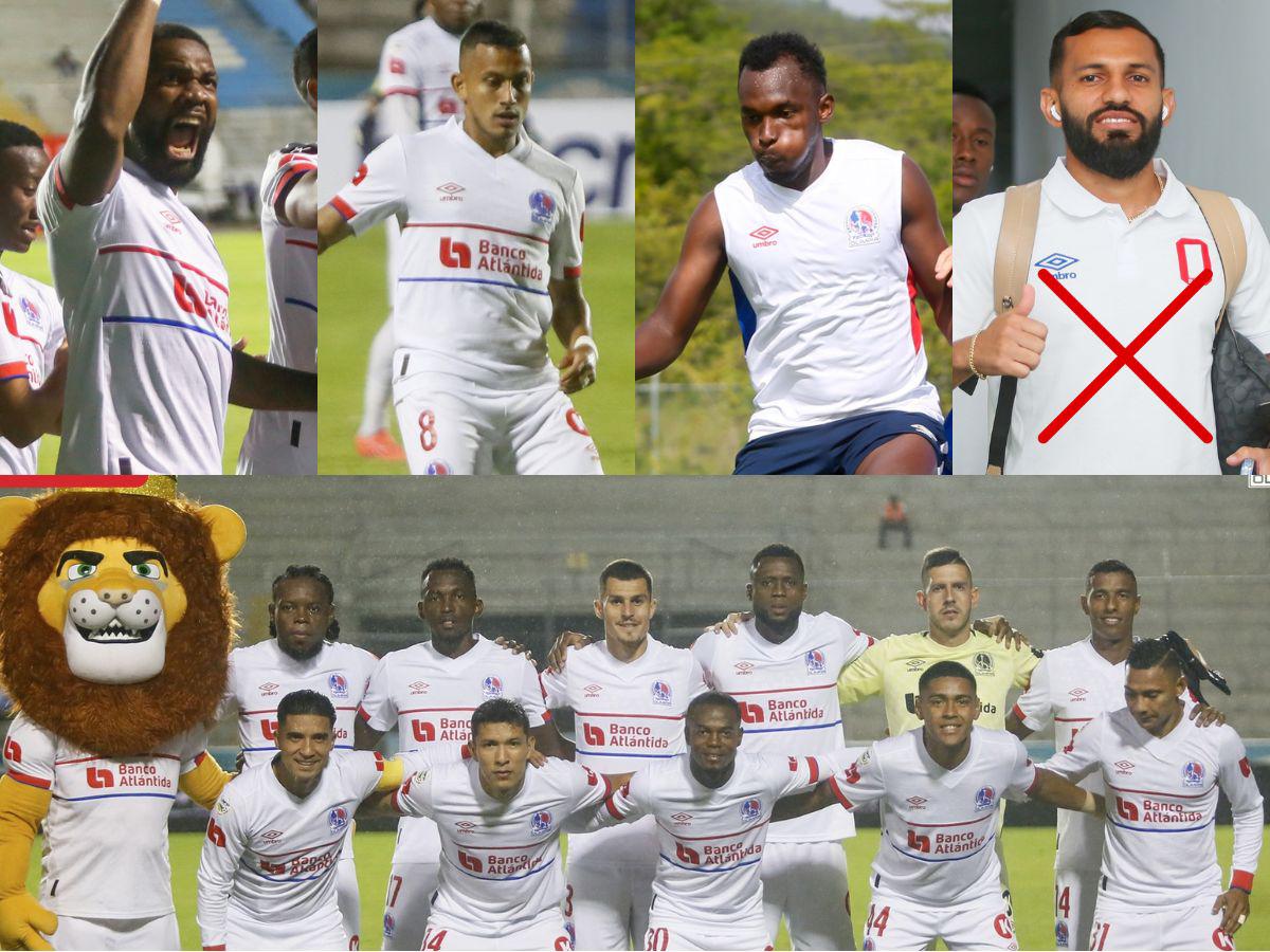 ¡Olimpia tiene tres bajas! El 11 titular de Espinel que se perfila para enfrentar al Hércules por Copa Centroamericana