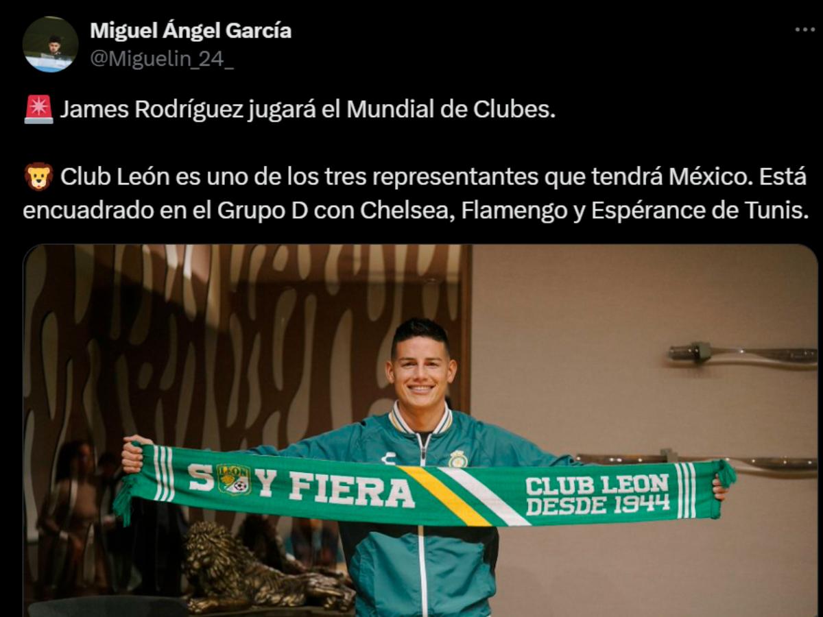 “Una leyenda del fútbol mundial”, “Cine”: así reaccionó la prensa mexicana al fichaje de James Rodríguez por Club León
