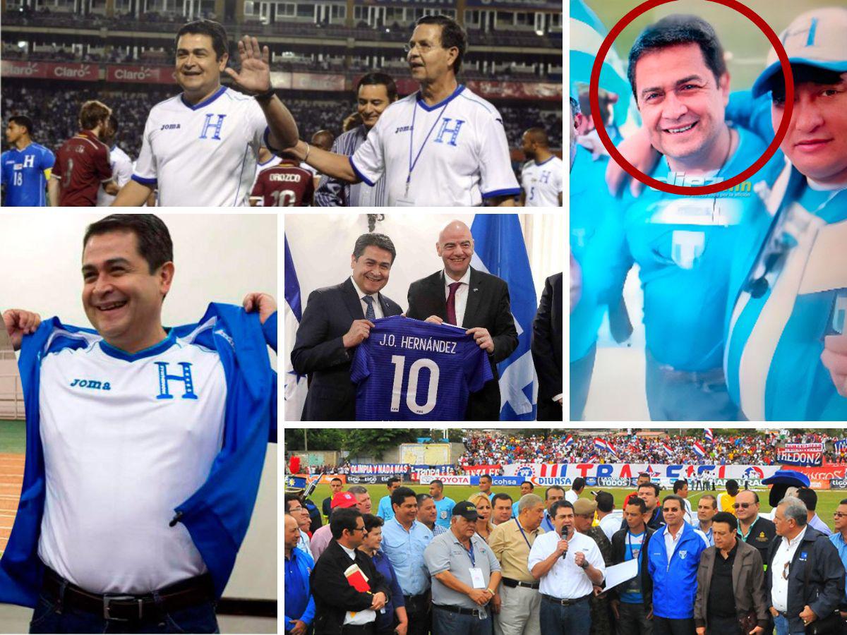 JOH ligado al fútbol hondureño: Mundialista con Honduras y fue el creador de Copa Presidente
