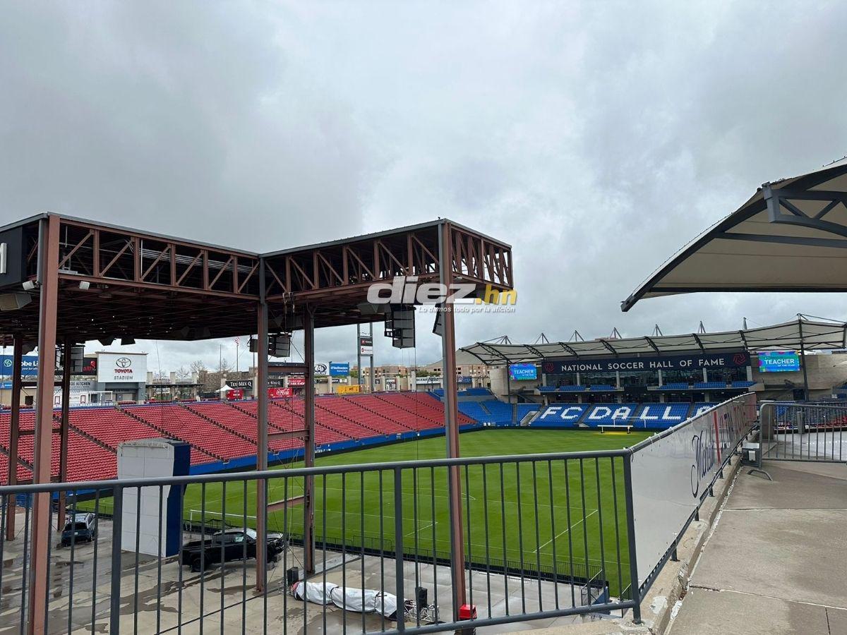 Con paneles solares y engramillado de mesa de billar: Así pulen el Toyota Stadium de Dallas para el Honduras vs Costa Rica