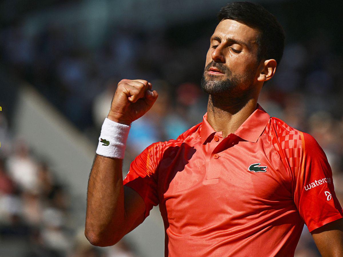 El serbio Novak Djokovic derrotó a Alejandro Davidovich y clasificó a octavos de final del Roland Garros