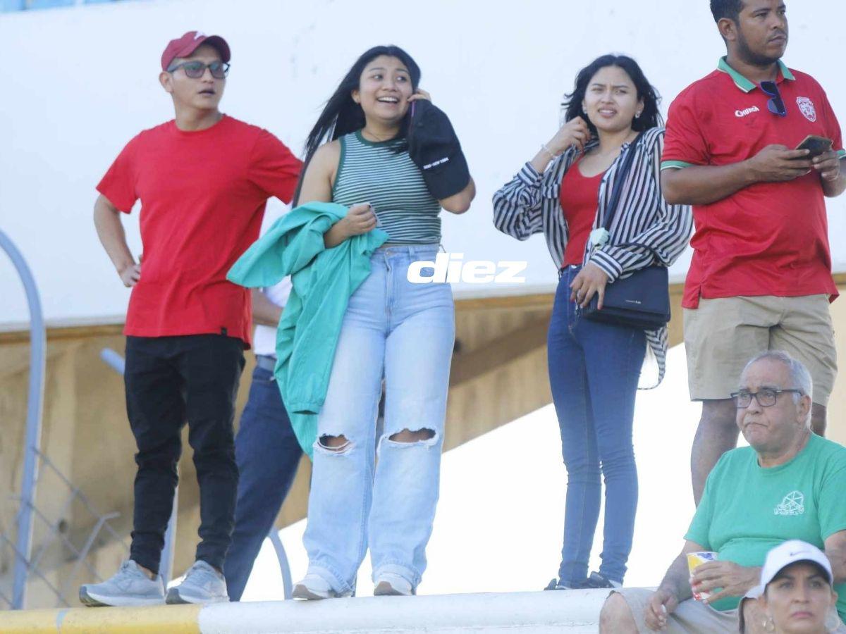 Chicas bellas adornan la previa del clásico Marathón-Real España y la policía blinda el Olímpico