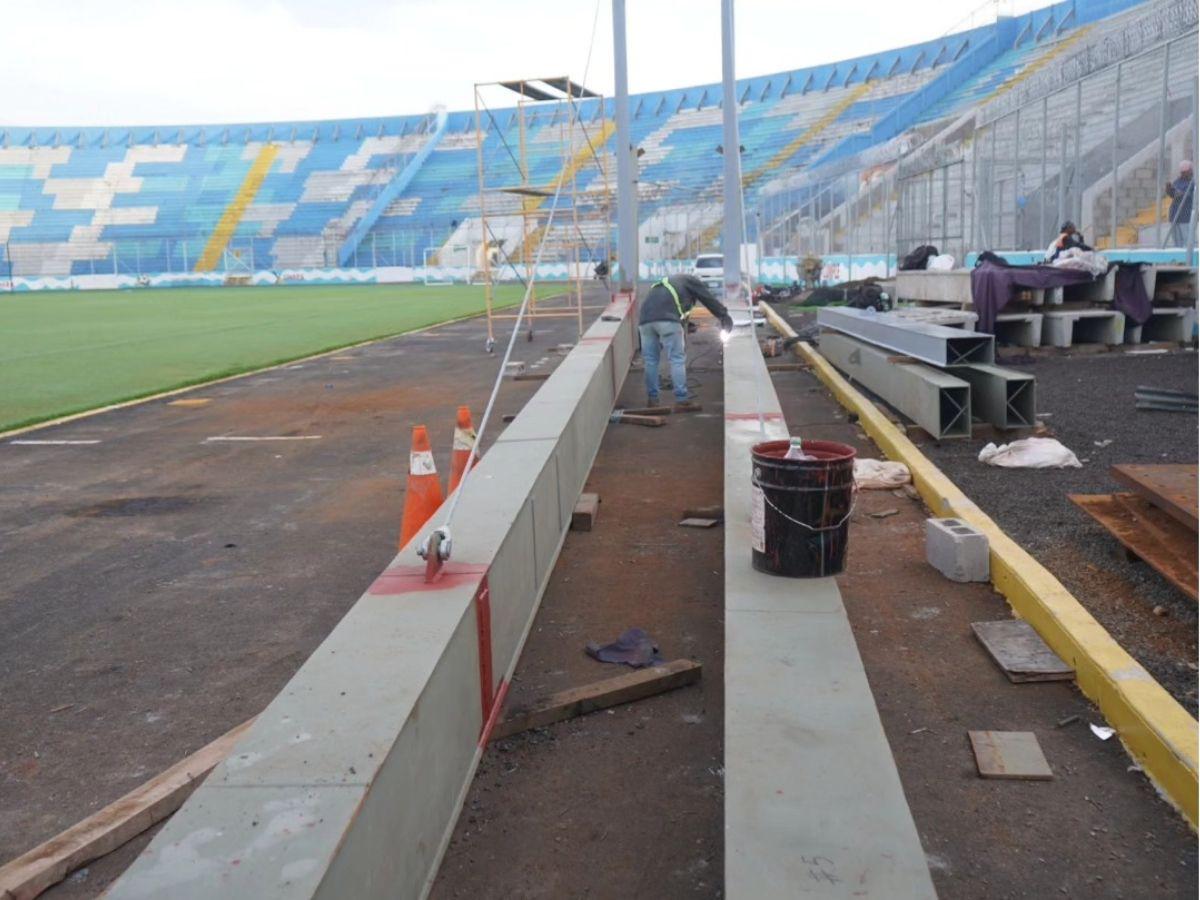 Condepor pone en marcha una de las fases decisivas de la instalación del nuevo techado en el Estadio Nacional
