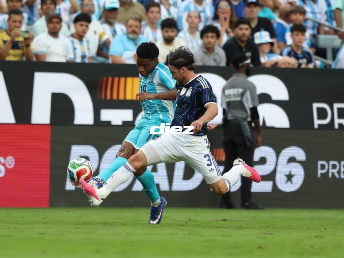 Keyrol Figueroa a todo pulmón: las otras fotos que no viste del Honduras-Argentina