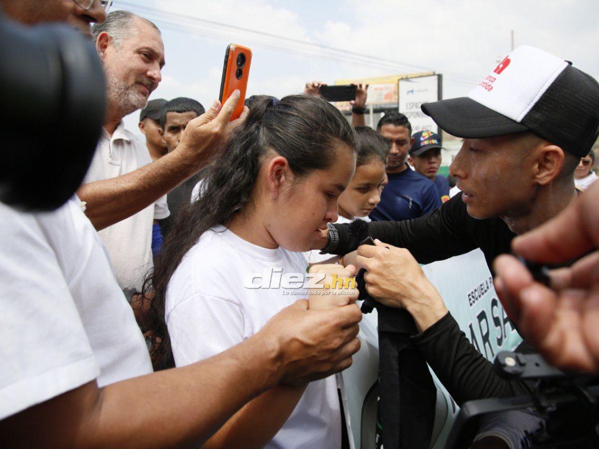 Shin Fujiyama hace historia en Honduras: Así fue el recibimiento al japonés tras cumplir el reto de 250 km