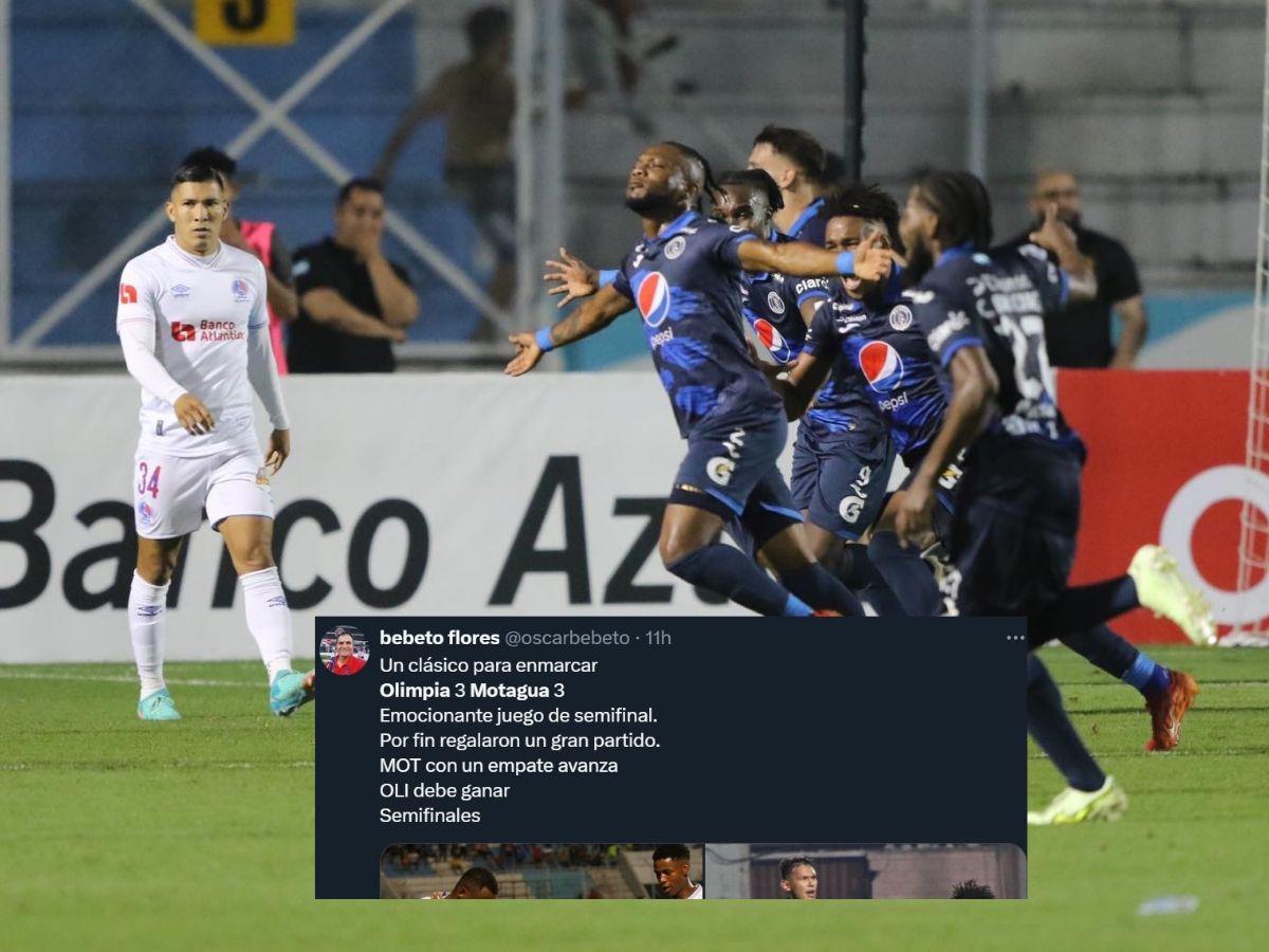 “Qué pu** locura de partido”: prensa deportiva tilda el 3-3 de Olimpia vs Motagua como “noche mágica”
