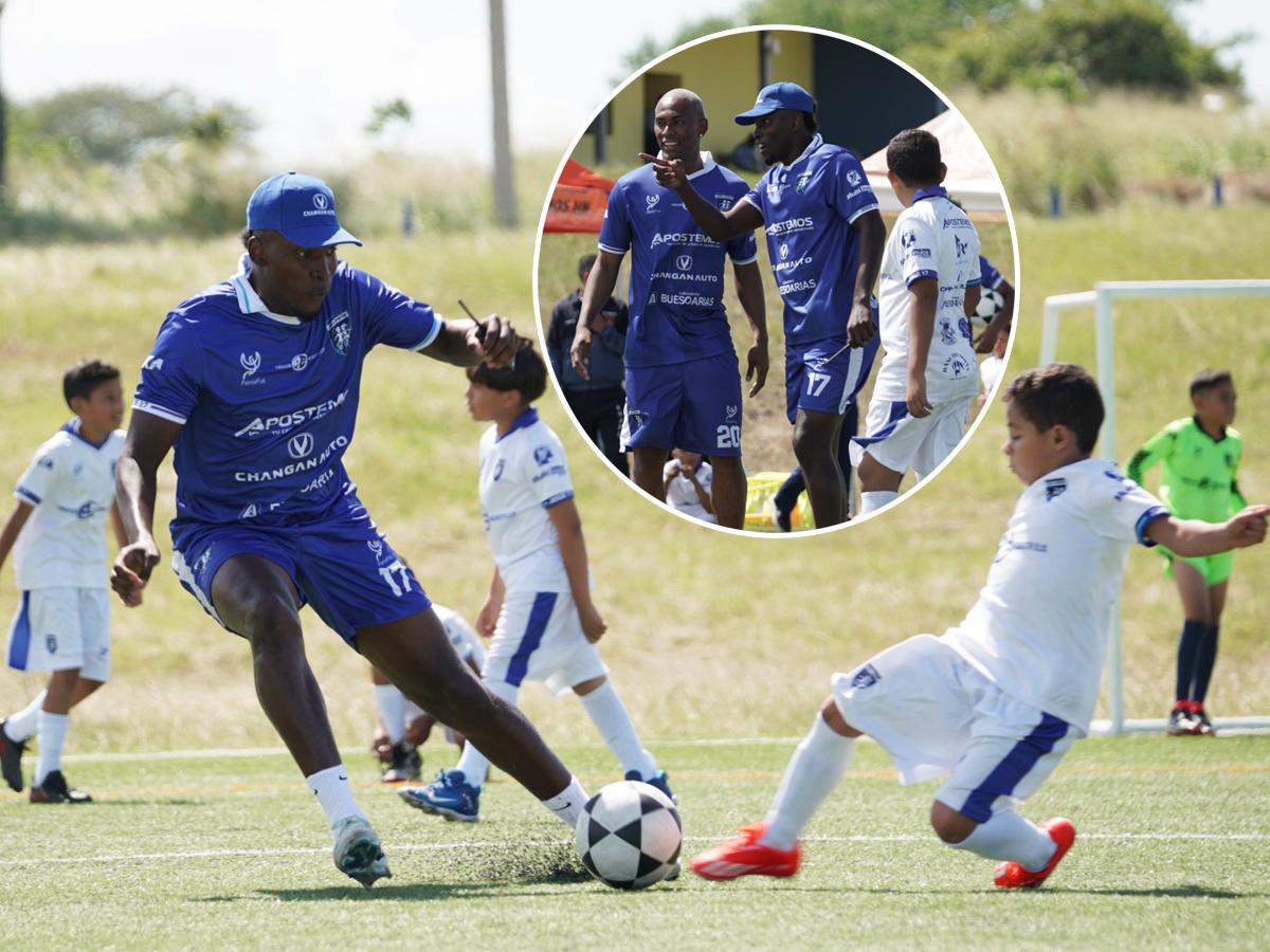 ¡Alberth Elis y sus amigos inauguran la primera clínica deportiva en el departamento de La Paz!