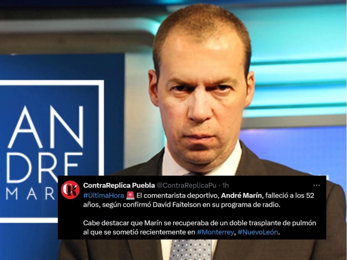 “Golpe al periodismo deportivo”: la prensa mexicana llora el fallecimiento de André Marín a sus 52 años de edad