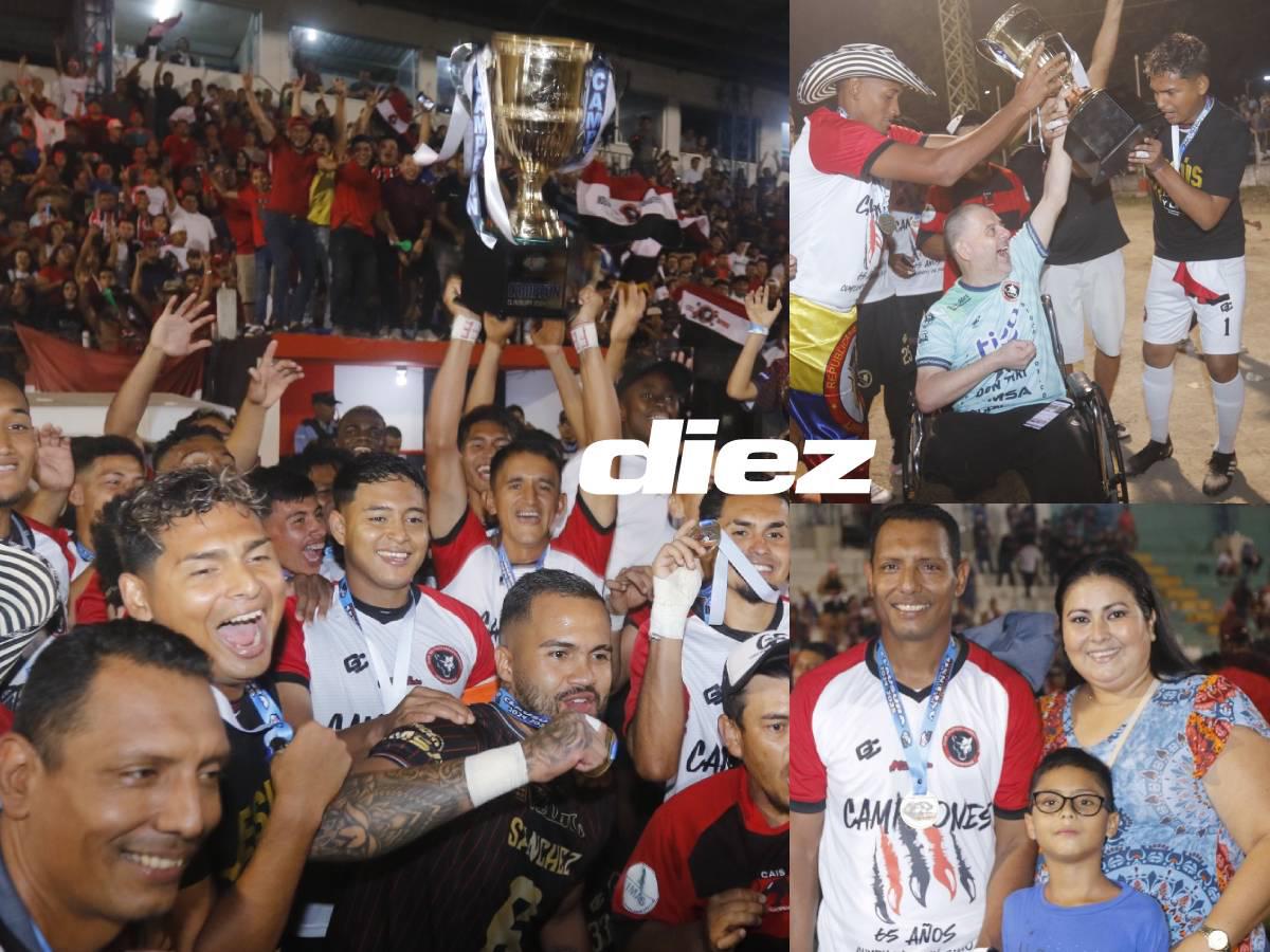 ¡Se adelantó el carnaval en Siguatepeque! Atlético Independiente festejó por todo lo alto su título en la Liga de Ascenso de Honduras