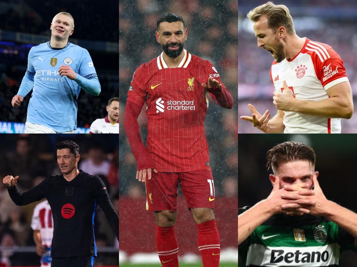 Bota de Oro 2025: Salah anota y se aleja de Haaland y Lewandowski; así va la tabla de goleadores en Europa