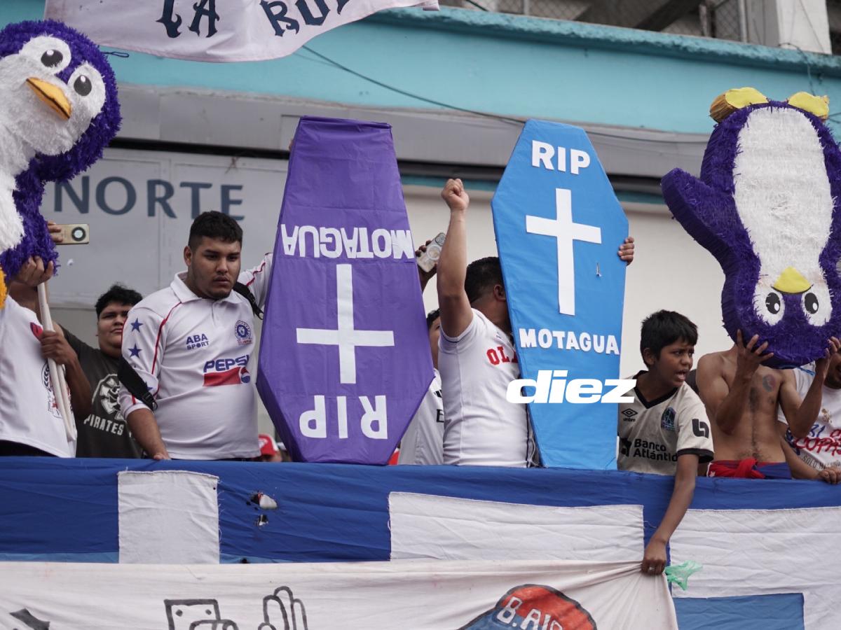 Final Olimpia-Motagua: ¡Ambientazo! Primeros aficionados en el Nacional, fiesta de la Ultra Fiel y bellas chicas