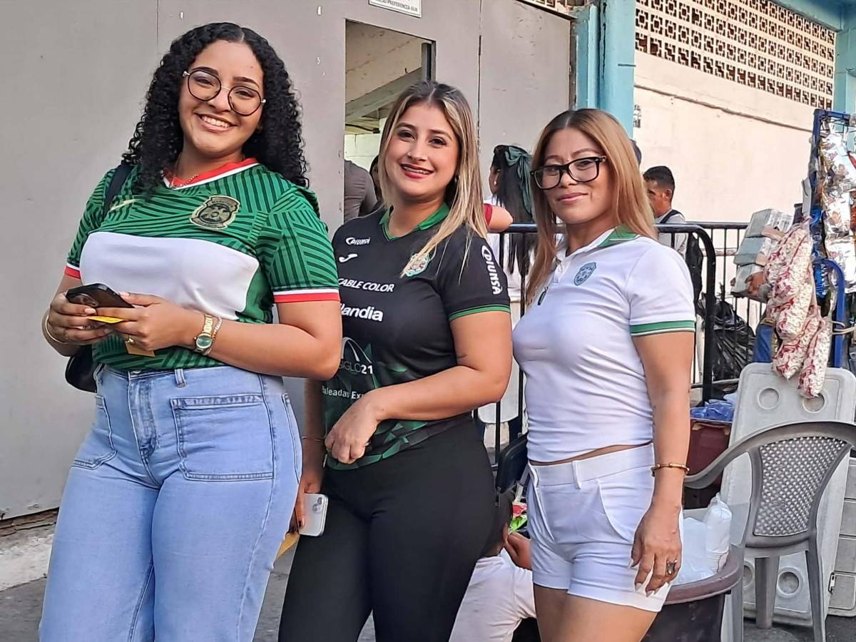 ¿Quién es la argentina? La final entre Marathón y Motagua se llenó de bellezas