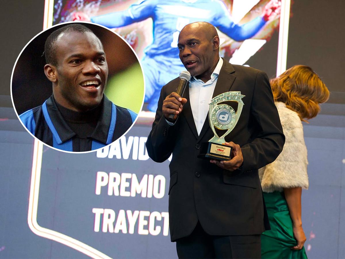 David Suazo recibe premio 'A la Trayectoria' de parte de DIEZ: Espero que mi carrera pueda ayudar a muchos jóvenes