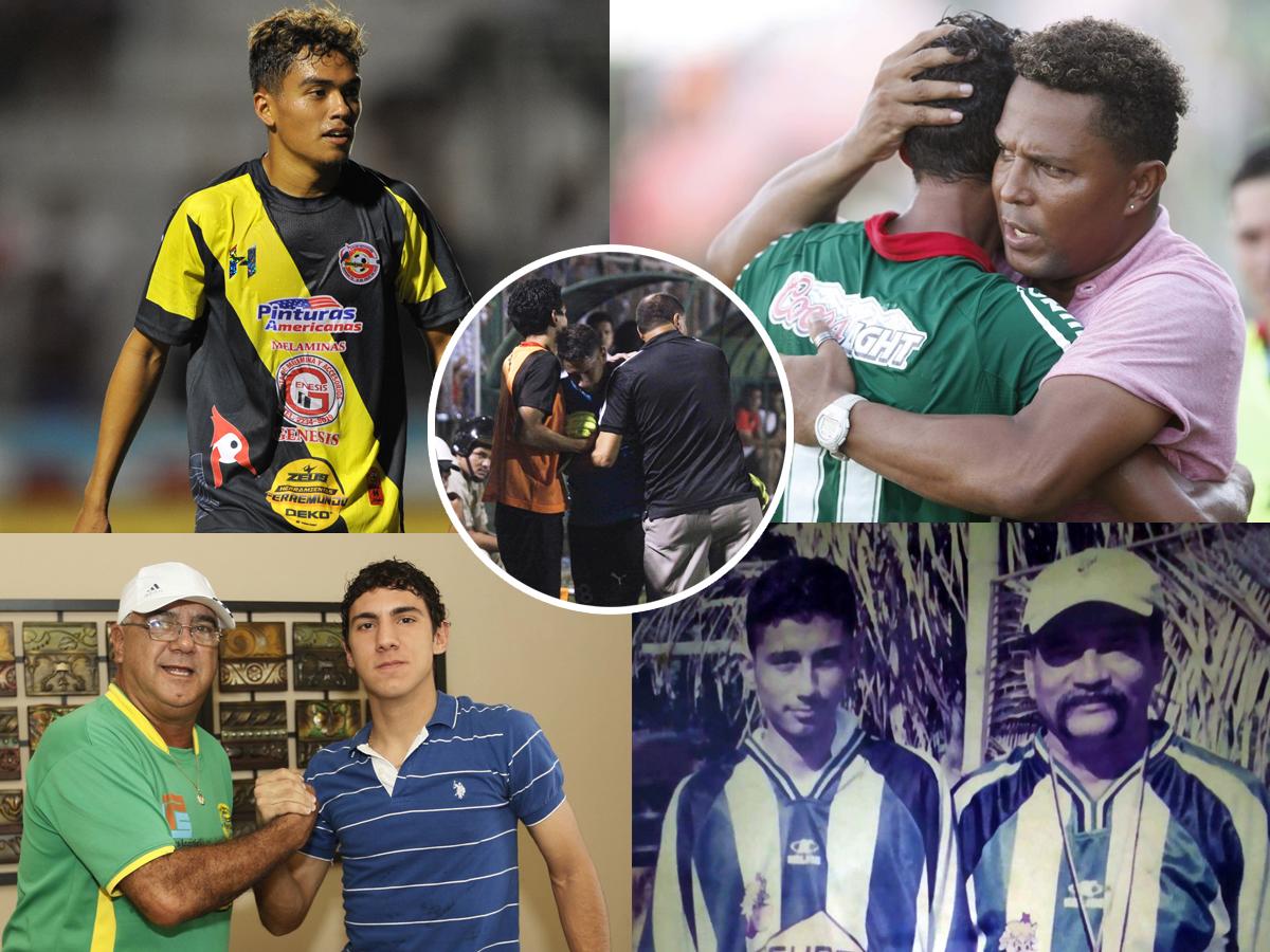 Tilguath hizo debutar a su pequeño en Liga: ¡Otros casos de padres que dirigieron a sus hijos en la primera de Honduras!
