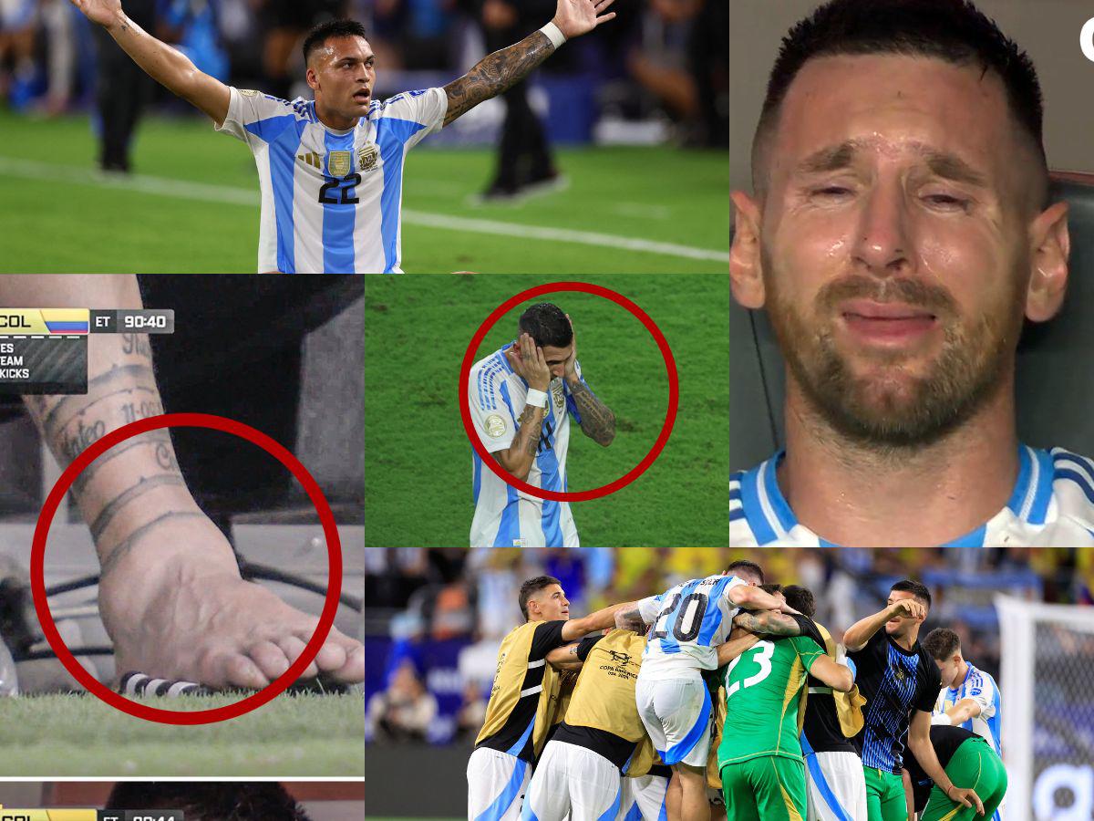 El llanto desconsolado de Messi, su horrible lesión de tobillo y las lágrimas de Di María en la final de Copa América