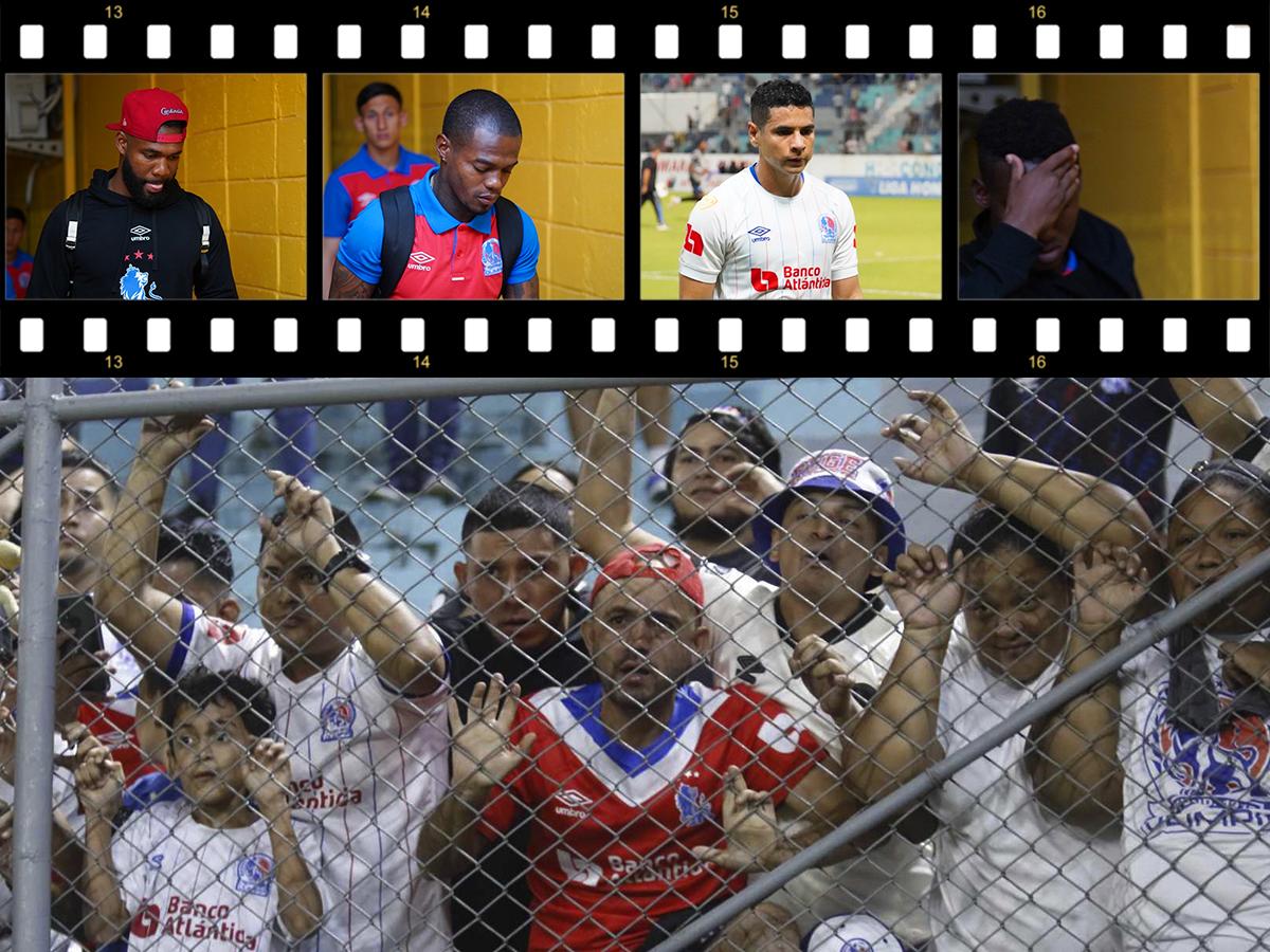 ¿Qué sucede en Olimpia? ¿Crisis? Se fueron silbados del Morazán y así reaccionaron los jugadores al salir del estadio