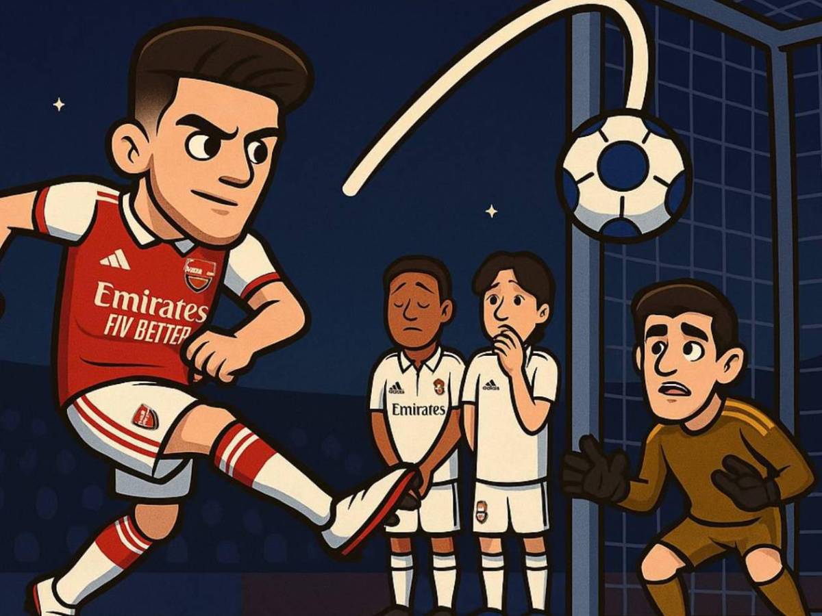 Courtois y Barcelona son protagonistas: los memes destruyen al Real Madrid tras goleada del Arsenal en Champions League