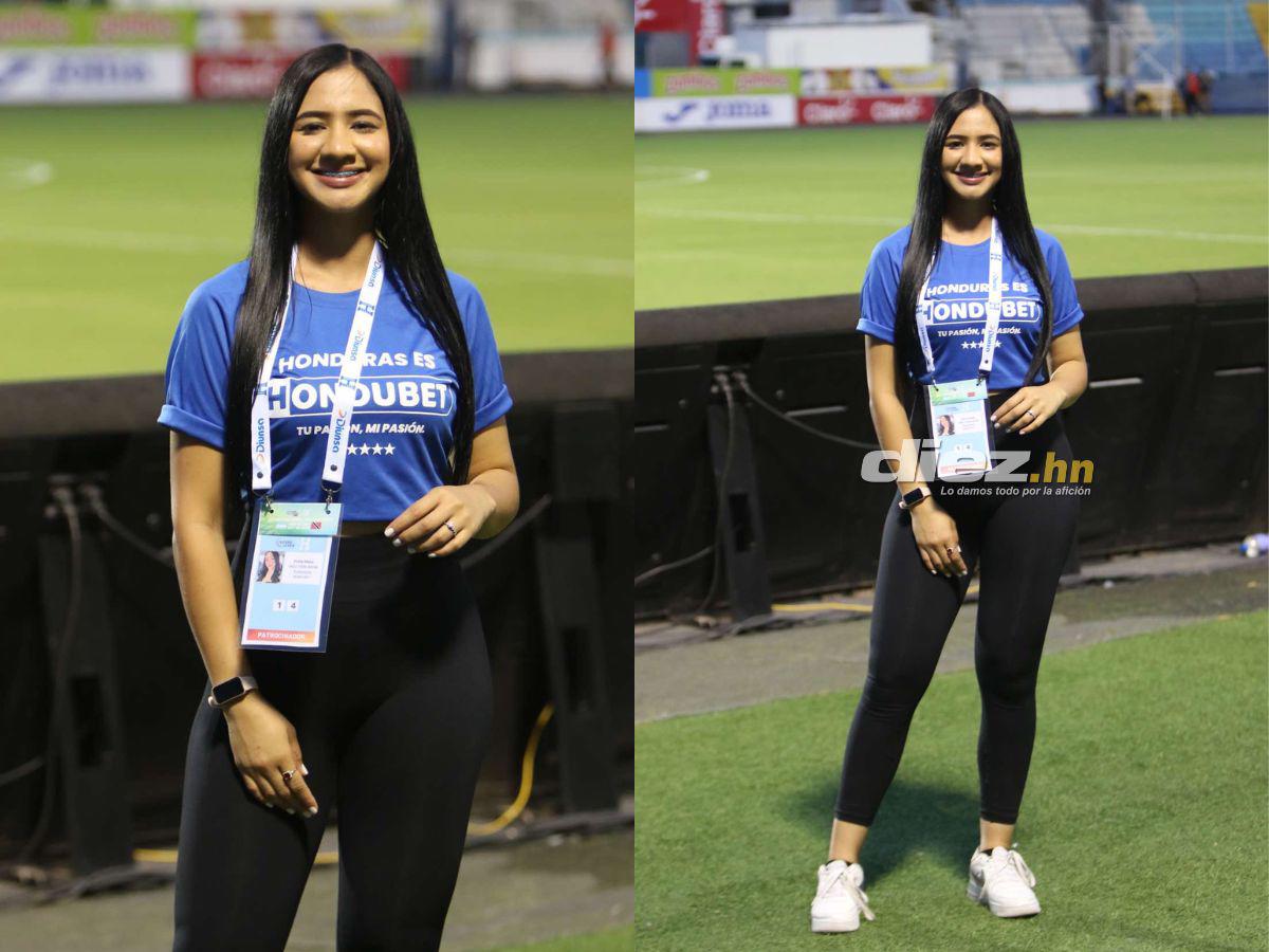 ¡Derroche de bellezas en el Nacional! Las lindas chicas que engalanaron la previa del Honduras vs Trinidad y Tobago