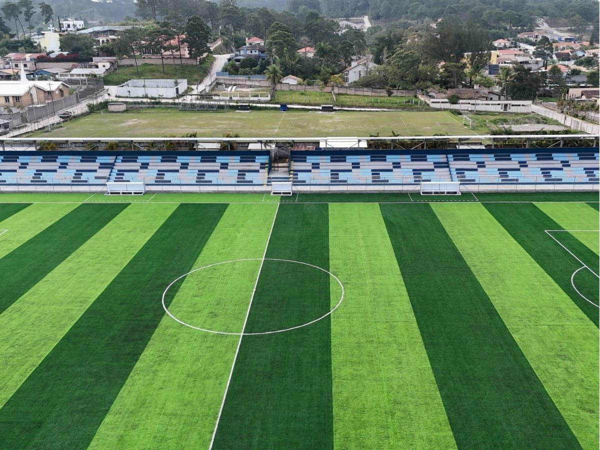 ¡Una mesa de billar! Finalizan con éxito la remodelación del Estadio Sergio Reyes de Santa Rosa de Copán