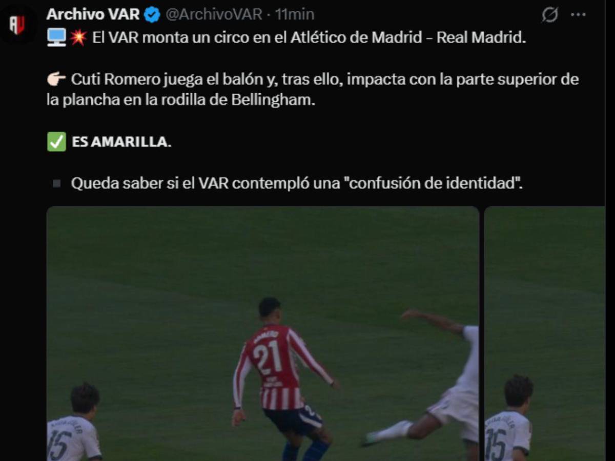 Las rojas perdonadas al Atlético, errores del VAR contra el Madrid y ataque a Mbappé