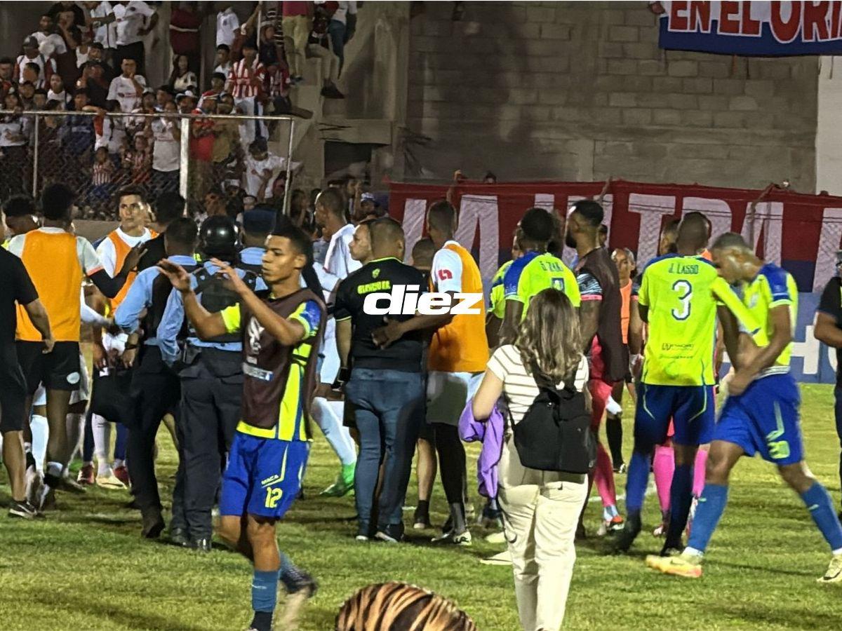 No se vio en TV: Bronca en Olimpia tras batacazo, zafarrancho en Danlí y el llenazo espectacular en el Marcelo Tinoco