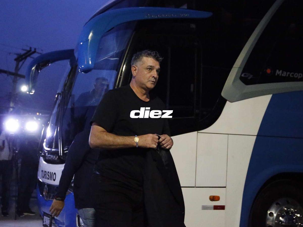 Motagua vs Olimpia en fotos: saludo especial de Troglio, derroche de bellezas en el Nacional y el curioso gorro