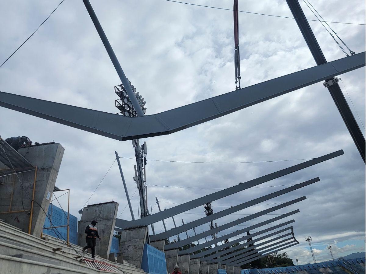 ¡Tecnología europea! Estos son los detalles de la impresionante membrana que tiene el nuevo techo del Estadio Nacional