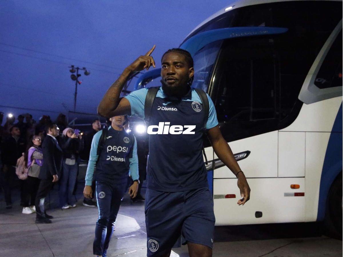 Motagua vs Olimpia en fotos: saludo especial de Troglio, derroche de bellezas en el Nacional y el curioso gorro