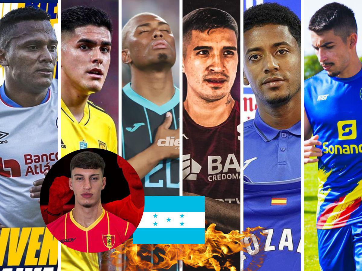 Siete nuevos legionarios hondureños: Chirinos se va a Costa Rica, joyita firma por el Mallorca de España y Elis se queda en Francia