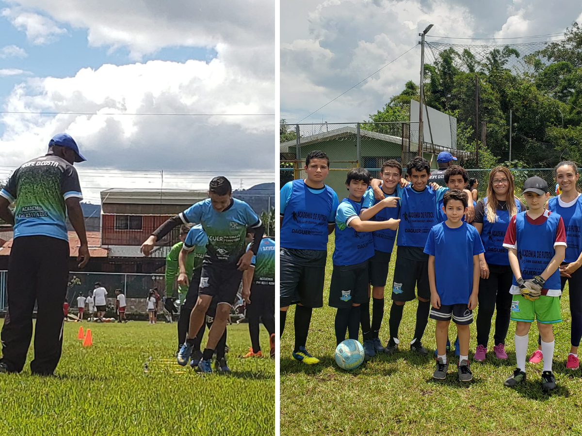 Denilson Costa se fue de Honduras hasta Costa Rica para entrenar en categorías menores en la comunidad de Desamparados en San José, Costa Rica.