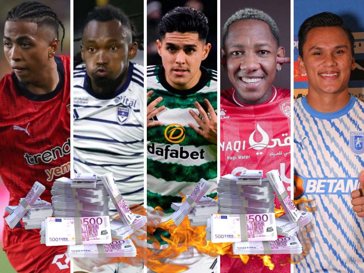 ¿Desbancaron a Luis Palma? Estos son los 17 legionarios de Honduras más caros del 2024