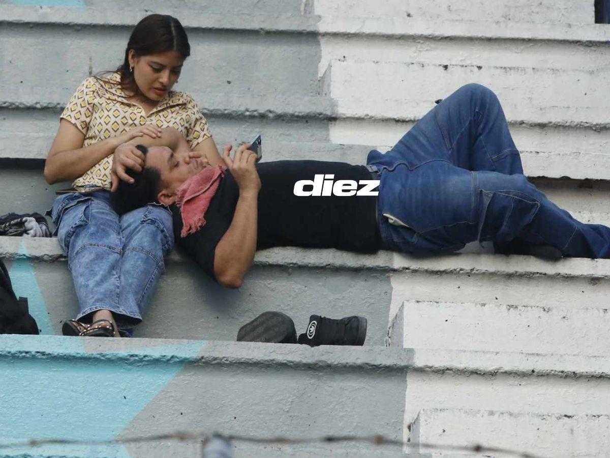 Los invitados especiales de Real España, captan hermosa luna, la pareja enamorada y Buba López fue sorprendido