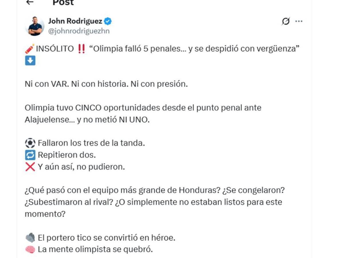 Gatito llorón, Dieron pena: así reaccionó la prensa tras la eliminación de Olimpia; Alajuelense se burla del Albo