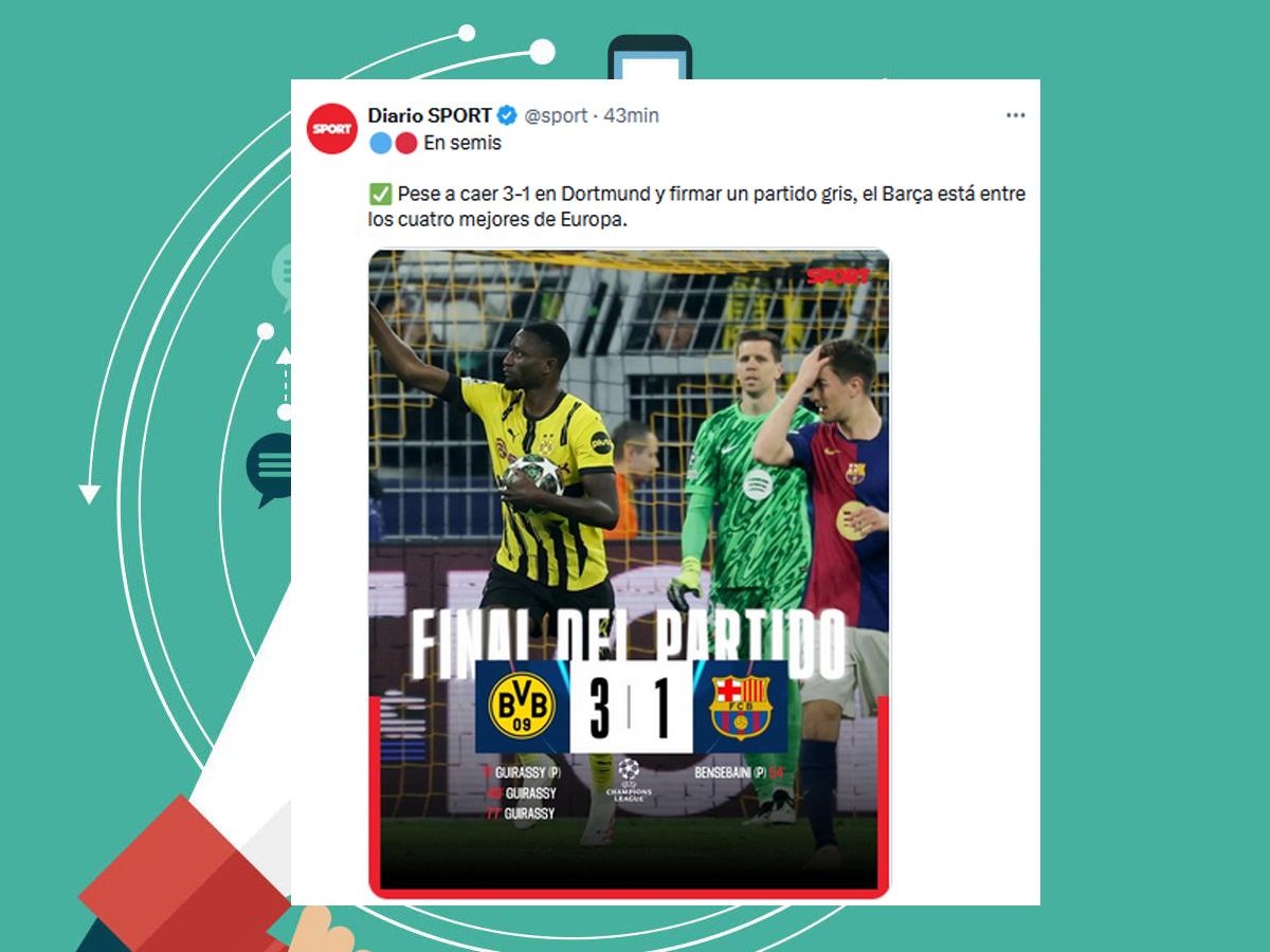 No perdonan al Barcelona y a Yamal tras perder ante Dortmund: ¿Dónde está el mejor tridente?, Un baño de humildad, Sin juego ni carácter