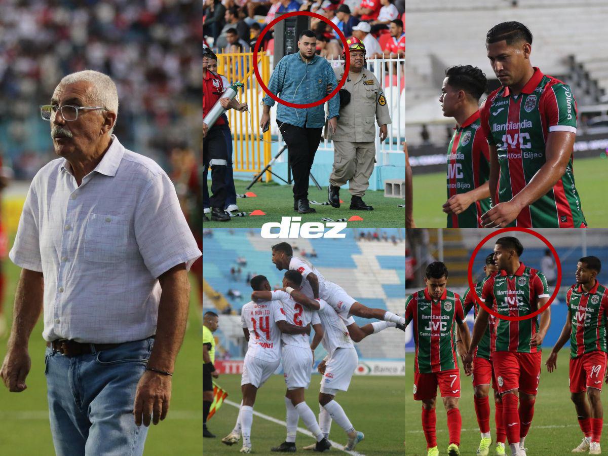 Bronca en Marathón tras derrota de Olimpia, aficionado fue atendido de emergencia y tristeza de Keosseián