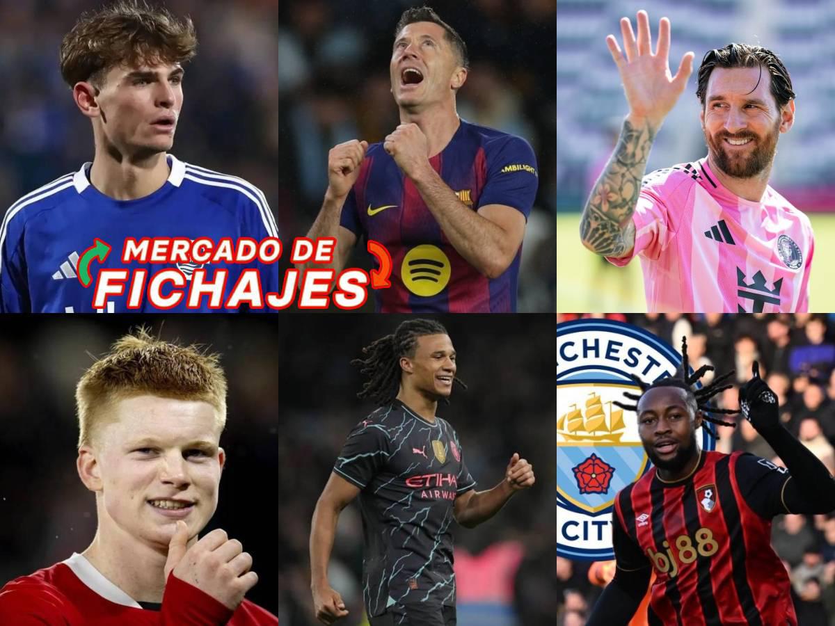 Barcelona va por el reemplazo de Lewandowski, Real Madrid quiere al 'nuevo Pedri' e Inter Miami de Messi ficha a argentino