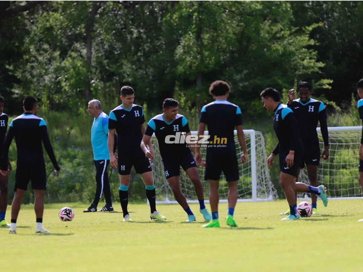 Con Ramón Núñez de invitado de lujo: Así pulió Reinaldo Rueda el último entreno de la Selección de Honduras en Dallas