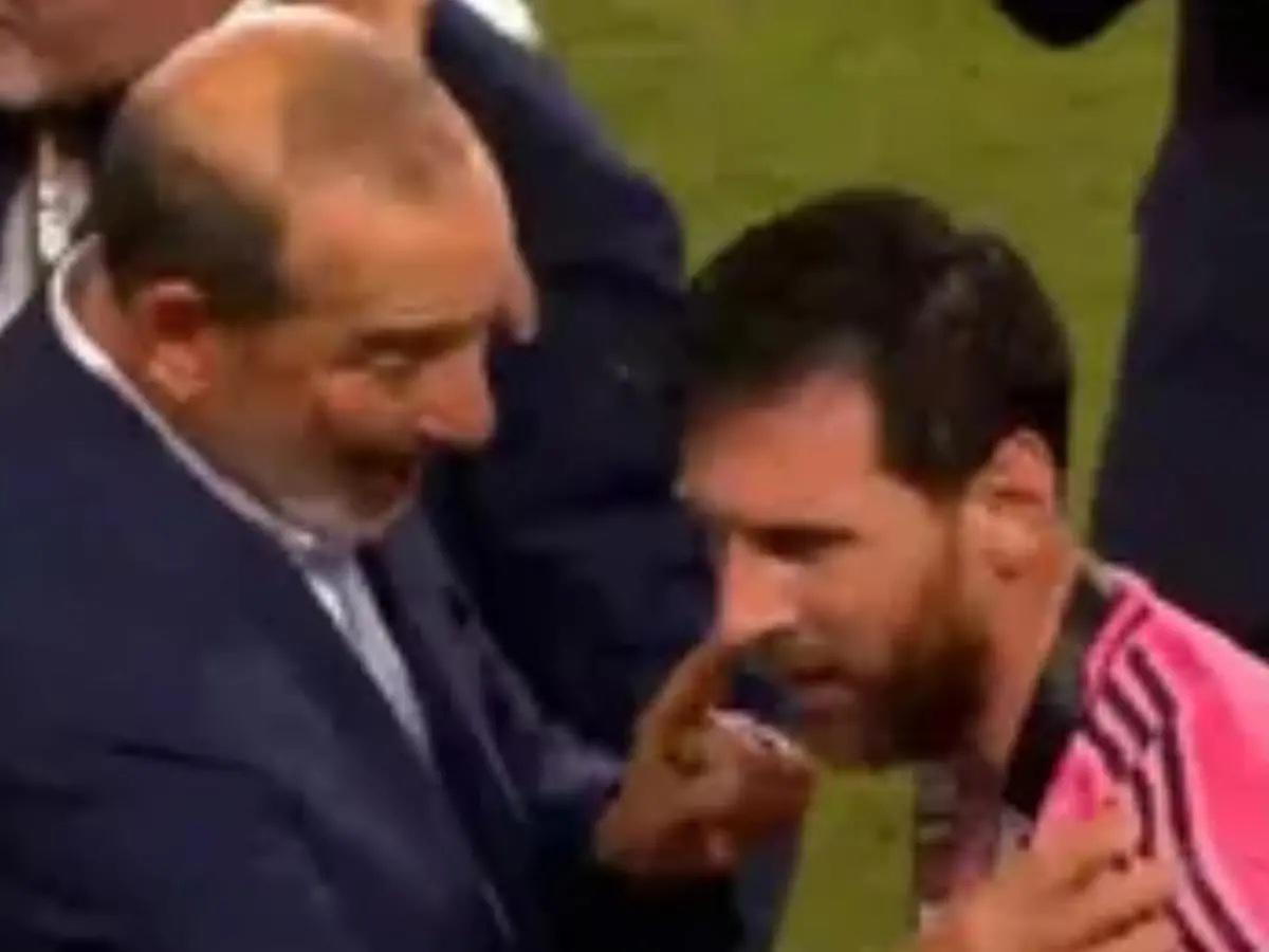Conmigo no: el fuerte cruce de Messi que puede ser castigado en la MLS tras ganar la Leagues Cup