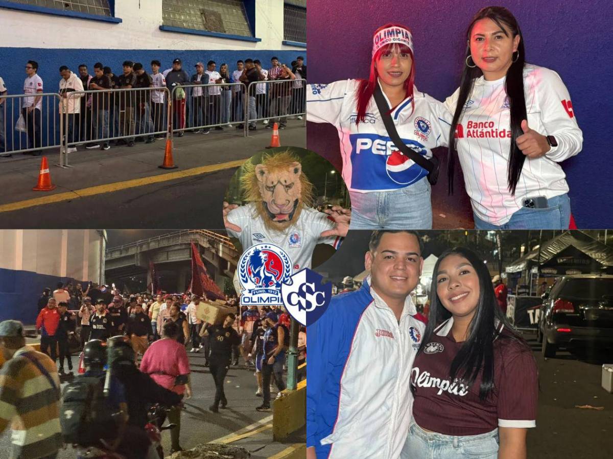 Regalo de la Ultra Fiel a los aficionados y largas filas: así se vive el Olimpia-Cartaginés