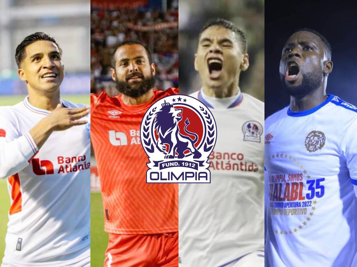 Olimpia: 10 jugadores buscan el histórico “penta” y cuatro desean su primer título en la Liga Nacional de Honduras
