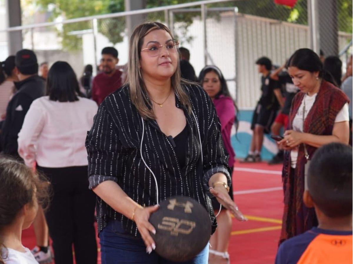 ¡Llegó la 102! Condepor inaugura cancha de usos múltiples en la colonia Bernardo Dazzi de Tegucigalpa