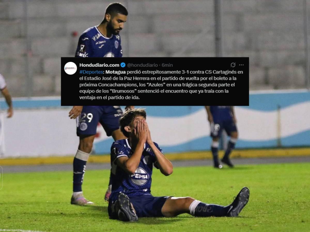 Así reaccionó la prensa al fracaso de Motagua y la terrible burla en Costa Rica: Equipo pequeño y Otra página más