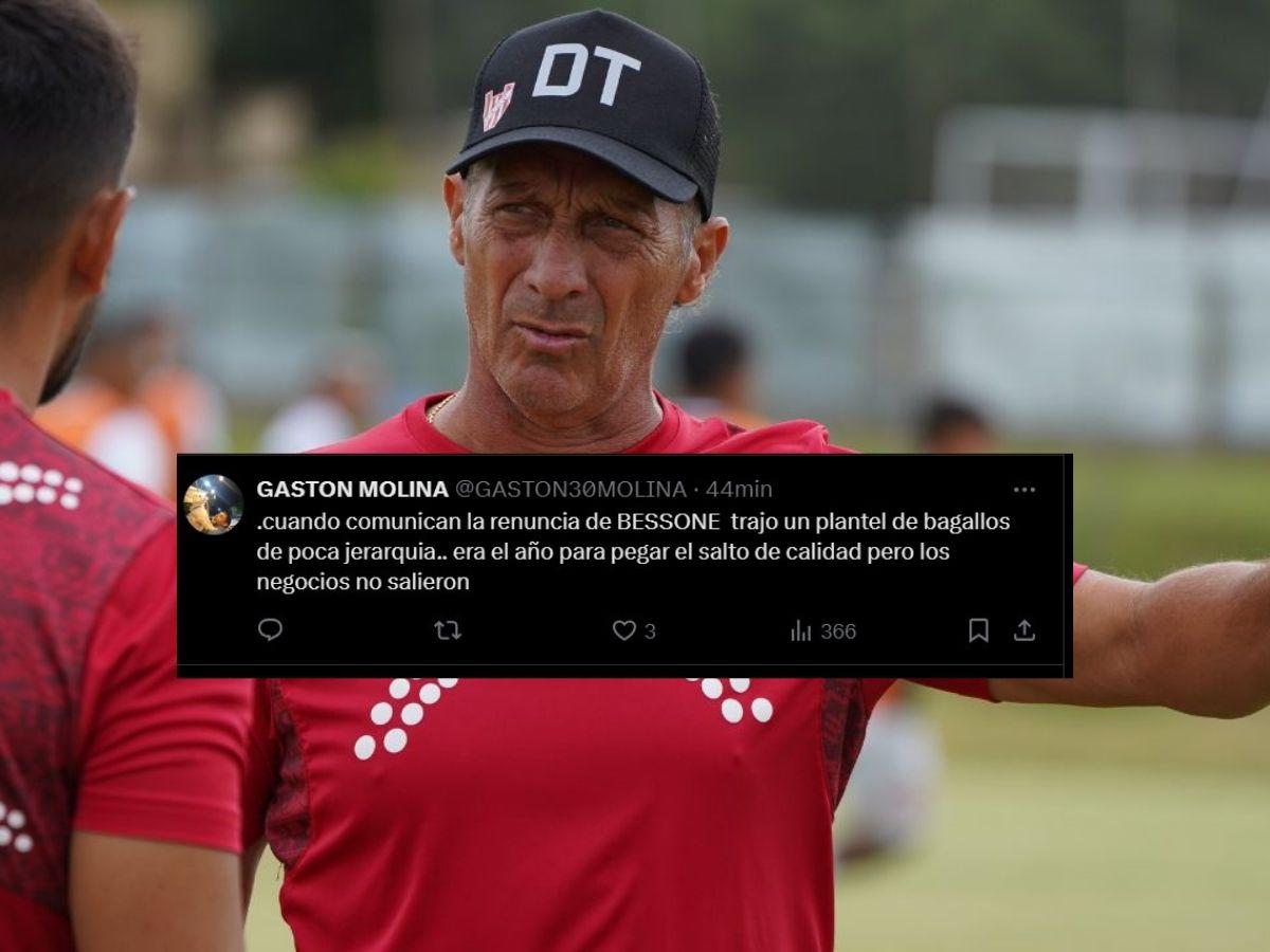 Señalan al presunto culpable de la salida de Troglio y la afición de Instituto sale en defensa del extécnico de Olimpia