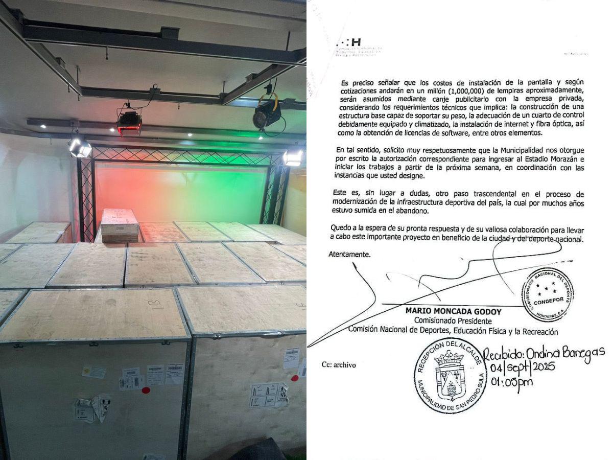 Condepor anuncia que el Estadio Francisco Morazán tendrá la pantalla Led más moderna de Centroamérica