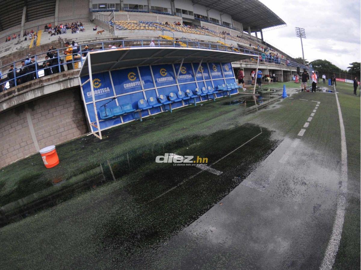 No se vio en TV: Diluvio en Choluteca, jugador de Motagua se robó el show y chicas robaron suspiros en el Emilio Williams