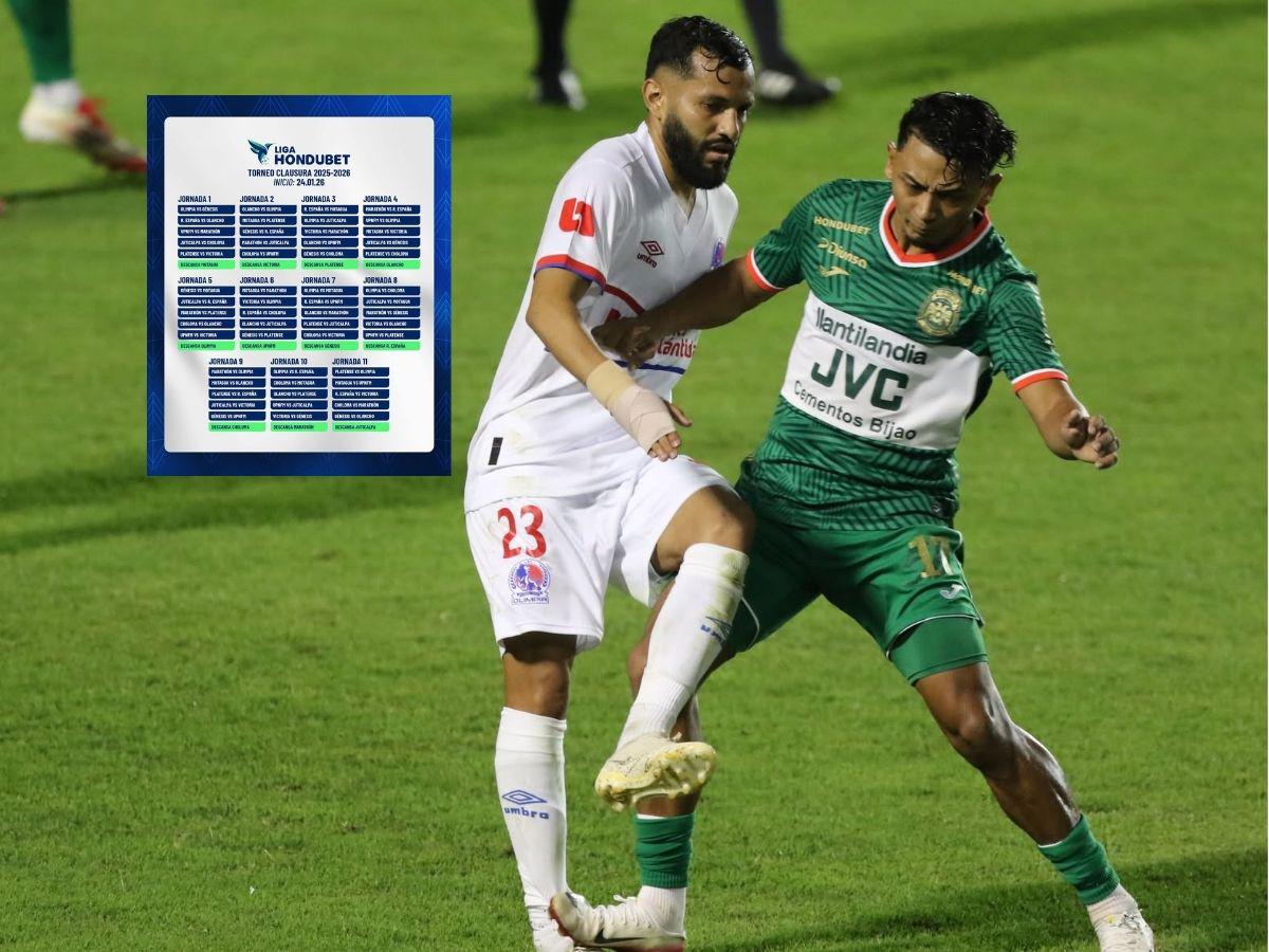 Liga Nacional de Honduras oficializa calendario de la primera vuelta del torneo Clausura 2026, ¿cuándo arranca?