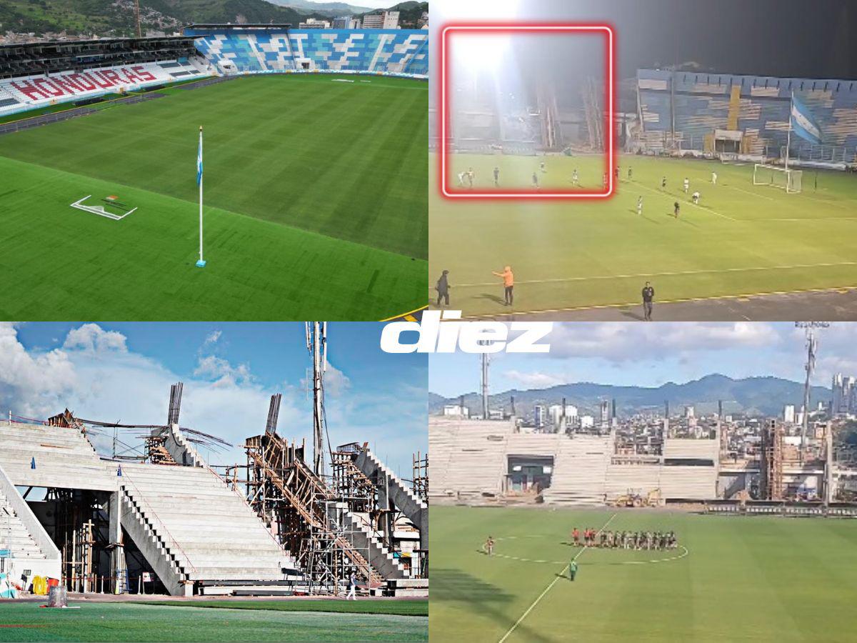En fotos: El Estadio Nacional Chelato Uclés entró en recta final de reconstrucción de sol centro, ¿cuándo finalizan?