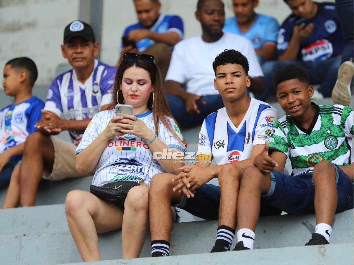 No se vio en TV: Motagua estrenó piel, barra del ciclón desató infierno azul, bronca del Victoria y el gesto Serrano