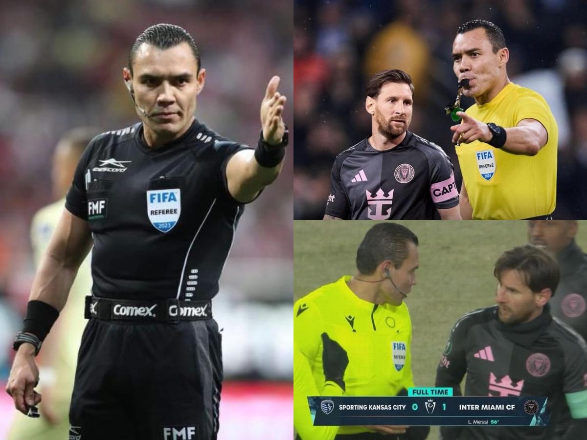 ¡Polémica! Concacaf castigó al árbitro Marco Ortiz por su acción con Messi al finalizar el partido del Inter Miami