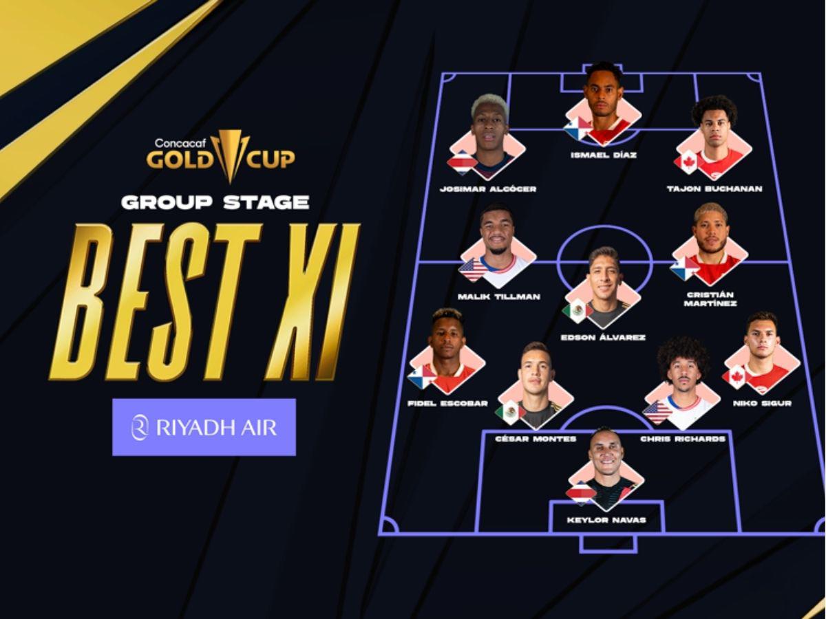 ¡Panamá la mejor la selección! Concacaf elige el 11 ideal de la jornada 3 de la Copa Oro 2025